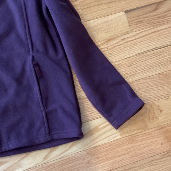 Victory Outfitters NWOT purple Fleece Jacket zip pockets medium cozy athletic - Picture 6 of 9